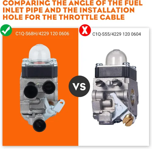 Vista 2 de HIPA Carburador BG55 para STIHL BG 55 BG85 BG65 BG85C SH85 SH55 BG45 BG55C BG55Z BG46 BG65DZ BG85DZ BG85DZ piezas de soplador de hojas reemplazar