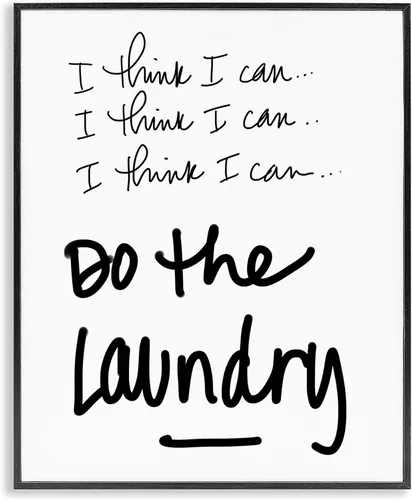 Vista 33 de Alexa Do Laundry Funny' Arte Giclée enmarcado Stupell Industries Negro, 11 x 14 pulgadas, fácil de colgar y resistente, fabricado en Estados