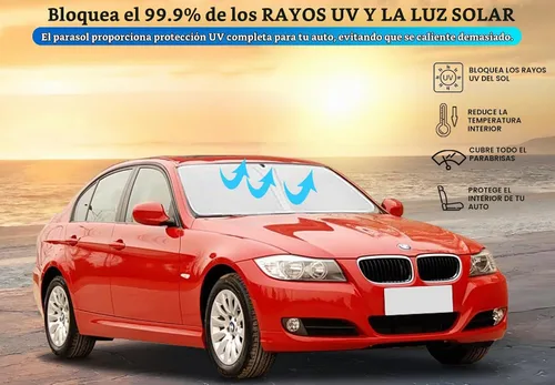 Vista 4 de Parasol para parabrisas BMW Serie 3 2006-2011 Accesorios Plegable