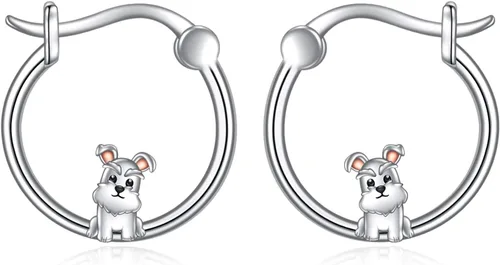 Vista 75 de VONALA Bonitos aretes de aro de plata de ley 925, regalos de cumpleaños para mujer