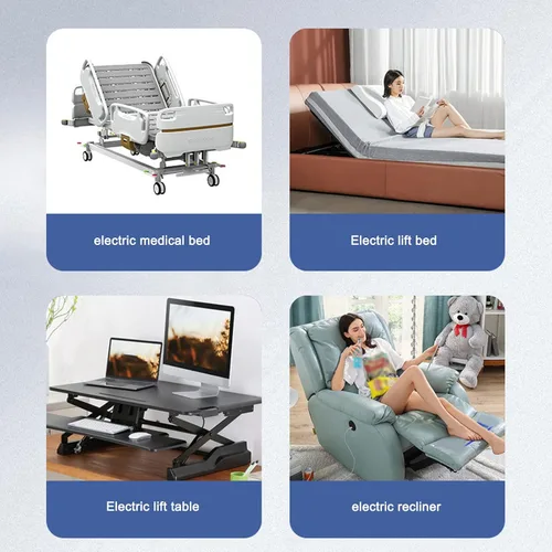 Vista 6 de Ejoyous Silla elevadora con control remoto, controlador de cama de elevación con cable de 8 pines, control remoto reclinable de energía eléctrica