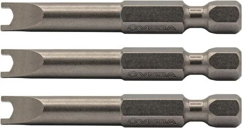 Vista 4 de VEGA Llave inglesa #6 Puntas de destornillador de impacto. Grado profesional 1/4" vástago hexagonal #6 Llave inglesa 2" Brocas de ojo de serpiente.