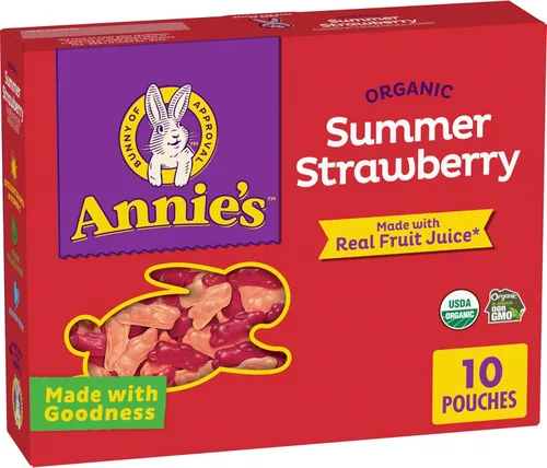Vista 22 de Bocadillos Orgánicos Building Blocks de Annie's con Sabor a Fruta, Sabores de Frutas Variados, Sin Gluten, 10 Bolsas, 7 oz Formas de bloques