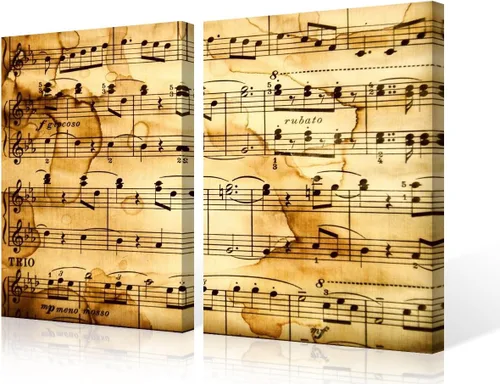 Vista 71 de Lienzo decorativo para pared, diseño de DJ Music Mixes the Track HD impreso en pinturas, 2 piezas, imágenes abstractas para sala de estar, obra