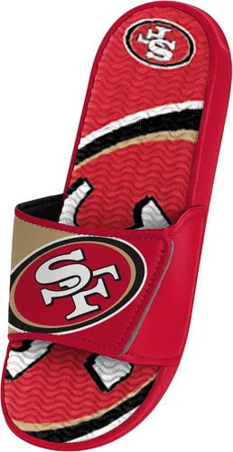Vista 4 de FOCO mens NFL Team Logo Athletic Sport Shower Flip Flop Sandals Gel Slides