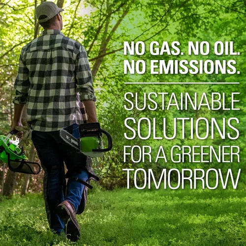 Vista 9 de Greenworks Motosierra inalámbrica sin escobillas de 40 V y 16 pulgadas (Gen 2)