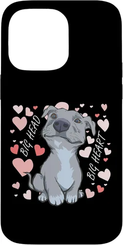 Vista 20 de iPhone 11 Pro Max Big Heart Pitbull Pibble Mom - Estuche de regalo