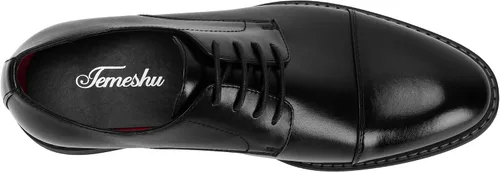 Vista 4 de Temeshu Zapatos de vestir para hombre, zapatos Oxford casuales, zapatos formales de negocios