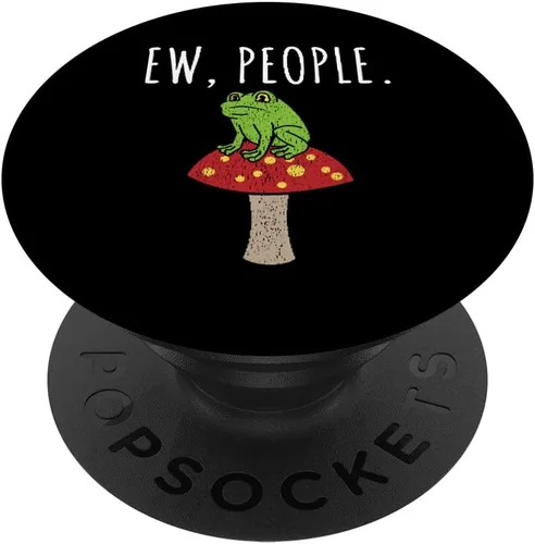 Vista 7 de Ew People - PopSockets MagSafe PopGrip de hongos de rana para iPhone
