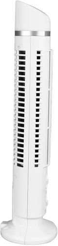 Vista 2 de Bewinner Tower Fan with Light, USB Quiet Portable Bladeless Desk Fan for White