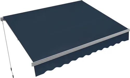 Vista 12 de MCombo Toldo de patio de 8 x 7 pies para toldos retráctiles manuales (blanco hueso, 8 x 7 pies) Aluminum Frame; 280g/m² Polyester Fabric; Fabric