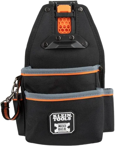 Vista 10 de Klein Tools MODbox Tool Pouch, Electrician Bag, Quickly Attach and Release from Tool Belts and MODBox Rail System