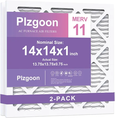 Vista 7 de Filtros de Aire 10x10x1 MERV 8 MPR 600 Paquete de 4 Filtros Plisados para Hogar HVAC AC Calefacción Filtros de Aire Acondicionado para Casa Oficina