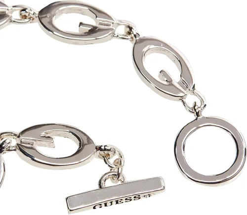 Vista 2 de GUESS Pulsera de eslabones G de plata "Basic", 7.5