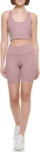 Vista 4 de Calvin Klein Sujetador deportivo básico de rendimiento con tiras para mujer