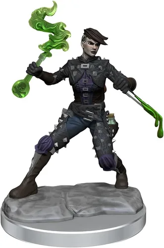 Vista 4 de WizKids D&D Frameworks: Human Rogue Female - Sin pintar y sin ensamblar