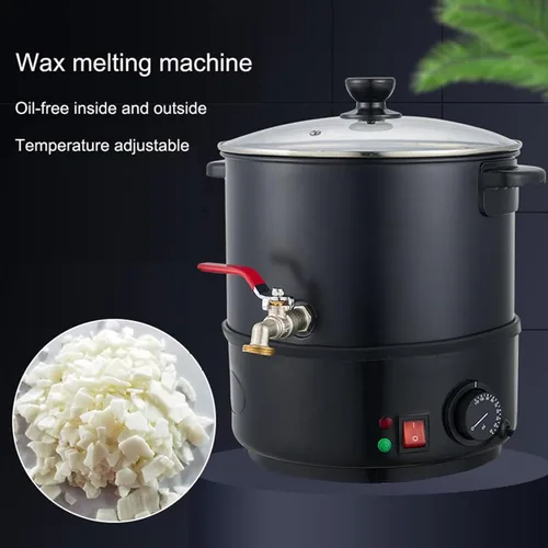 Vista 2 de Wax Melter for Candle Making Candle, Wax Melting Pot, Large Commercial Candle Maker Machine with Pour Spout and Temperature Control Home (6L)