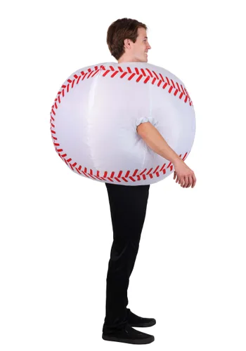 Vista 4 de Disfraz Inflable de Béisbol para Adultos Multicolor
