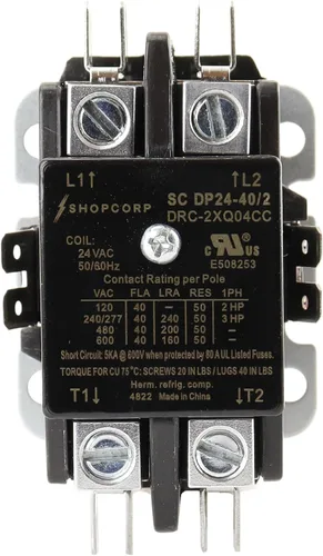 Vista 17 de Contactor magnético de propósito definido para carga de motor, HVAC, refrigeración y bomba de calor