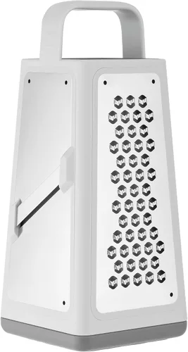 Vista 6 de ZWILLING Z-Cut Tower - Rallador multifuncional de caja, tecnología de rejilla más rápida, rallador de queso, rallador de ajo, rebanador, rallador