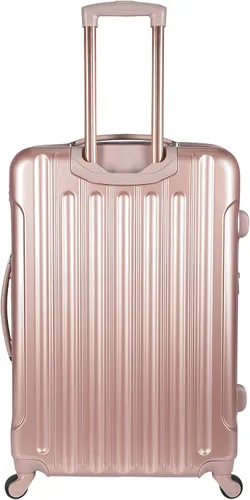 Vista 5 de Kensie Alma - Equipaje rígido con ruedas giratorias para mujer, Rose gold), T-57903-RG