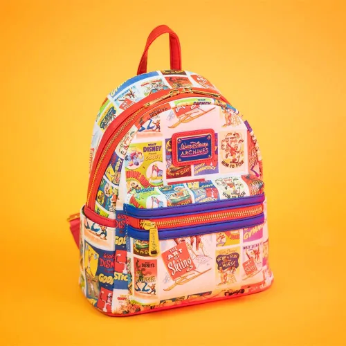 Vista 2 de Loungefly Walt Disney Archives Mini-mochila Goofy exclusiva de Tienda