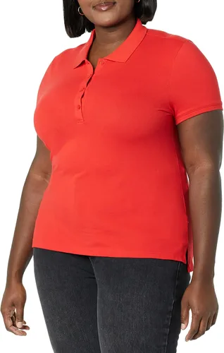 Vista 4 de Tienda Essentials Women's Short-Sleeve Polo Shirt (Available in Plus Size)