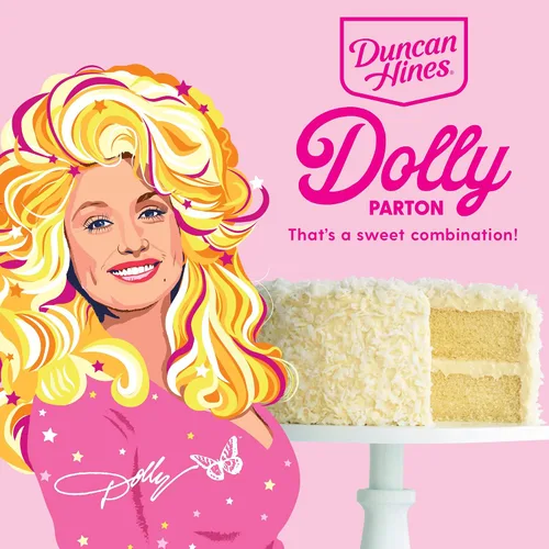 Vista 3 de Duncan Hines Dolly Parton's Favorite Creamy Buttercream - Glaseado para tartas, 16 onzas