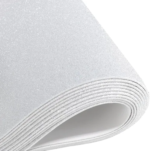 Vista 23 de 20 hojas de papel con purpurina para manualidades, niños, Halloween, Acción de Gracias, Navidad, decoración de otoño, papel de cartulina A4