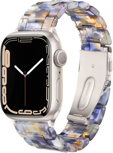 Vista 39 de Bandas para Apple Watch Light House - Correas de resina ligera de moda para iWatch para mujeres y hombres 38mm/40mm/41mm/42mm (Series 11 10)