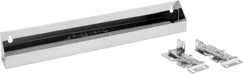 Vista 18 de Rev-A-Shelf charola de acero inoxidable de 10 pulgadas que se abre tipo bisagra