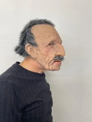 Vista 4 de Zagone Studios Gus, Cousin Gus es una máscara facial de látex súper suave