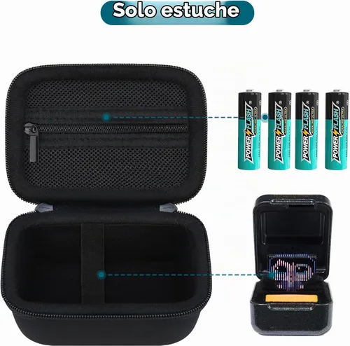 Vista 2 de Canboc Case for Wizarding World Harry Potter Bitzee Toy Digital Pet Negro