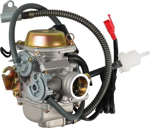 Vista 7 de Carburador Onsnail PD24J de 150cc para motores de 4 tiempos 125cc 150cc 152QMJ 157QMI de 24 mm para motocicleta, scooter, ATV, Go Kart con colector