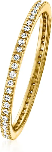 Vista 3 de RS Pure by Ross-Simons - Anillo de eternidad de diamantes de 0,15 qt t t en oro amarillo de 14 kt