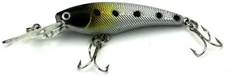 Vista 4 de 8 piezas de buceo profundo Minnow pesca señuelos Crankbaits Kit para lubina y trucha aparejos de pesca 9cm/3.54"/0.29 oz