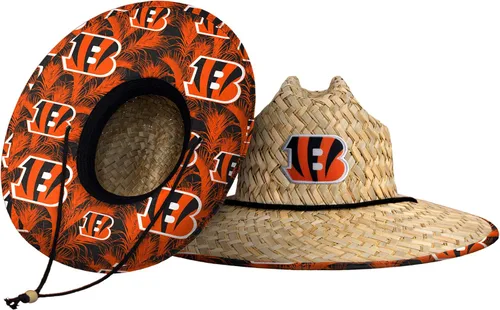 Vista 104 de FOCO - Sombrero de paja con logotipo de equipo universitario de NCAA y estampado floral para hombre