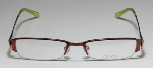Vista 3 de Ghost Amelia - Gafas de diseño de medio borde para mujer estilo informal con estilo informal Ladrillobronce 51-18-135