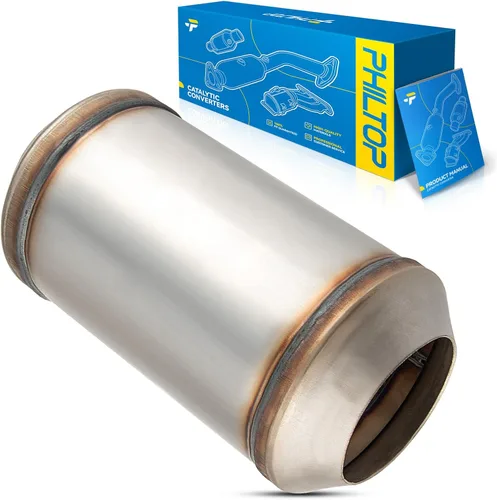 Vista 80 de PHILTOP Convertidor Catalítico de Ajuste Directo para Murano 2009 2010 2011 2012 2013 2014 3.5L, Cáscara de Acero Inoxidable Aluminio 203-1010