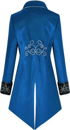 Vista 3 de Chaqueta steampunk gótica medieval vintage para hombre, disfraz de Halloween