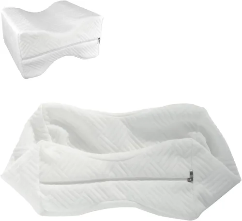 Vista 11 de Funda de almohada de rodilla de 10 x 8 x 6.3 pulgadas, funda de almohada de repuesto para piernas, funda de almohada de rodilla con cremallera