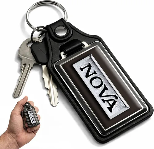 Vista 50 de Brotherhood Car Key Chain for Nova - Classic Models Keychain for Men and Blanco antiguo - Personalizado 1975