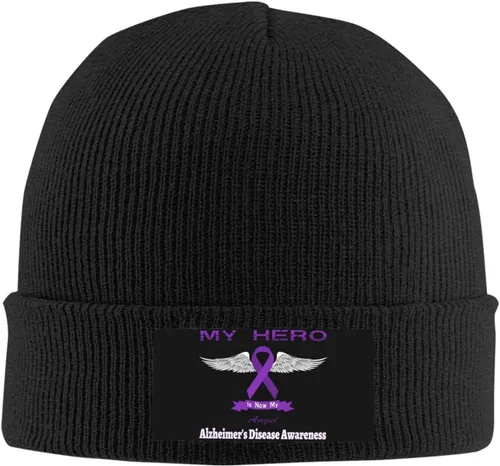 Vista 2 de Beanie Hat Unisex Stretchy Hat Soft Warmth Knit Hat Cap for Men & Women
