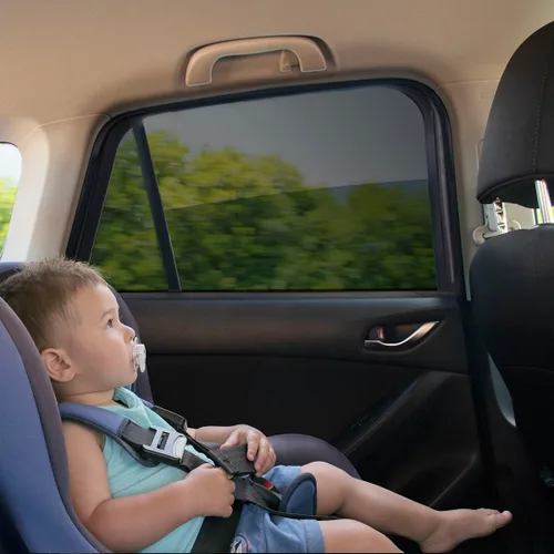 Vista 3 de Malla Parasol para Coche UVlock InnovaGoods Pack de 2 uds
