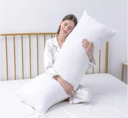 Vista 2 de MoonRest® - Almohada decorativa rellena de fibra sintética pura de 100% de poliéster lumbar rellena de 100% de algodón para sofá, sillón, cojín
