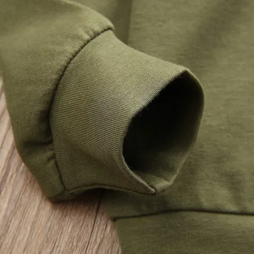 Vista 7 de Baoshi1 - Traje de chándal para recién nacidos con capucha manga larga informal ropa de primavera y otoño