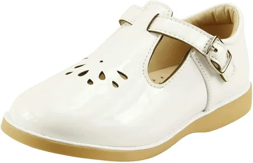 Vista 17 de The Doll Maker Zapatos planos Mary Jane para niñas pequeñas y niñas pequeñas