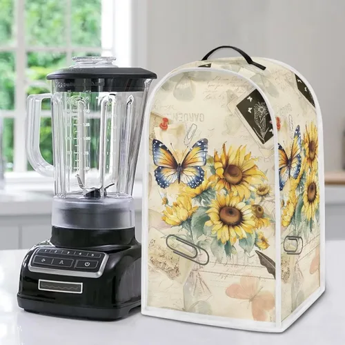 Vista 5 de Funda para batidora, cubierta para electrodomésticos de cocina, protección contra el polvo, lavable, para máquina de café, procesador de alimentos