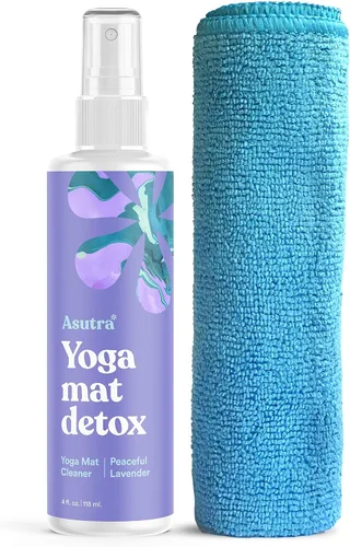 Vista 14 de Limpiador de colchoneta para yoga 100% natural y orgánico, SEGURO PARA TODAS LAS COLCHONETAS, no deja residuos pegajosos o viscosos, limpia