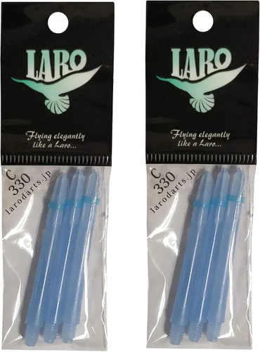 Vista 6 de L-style Laro Locked Dart Shafts – Lightweight Plastic Shafts for Soft Tip & Steel Tip Darts Claro